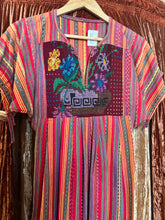 Small woven dress with adjustable sleeves, made in Guatemala